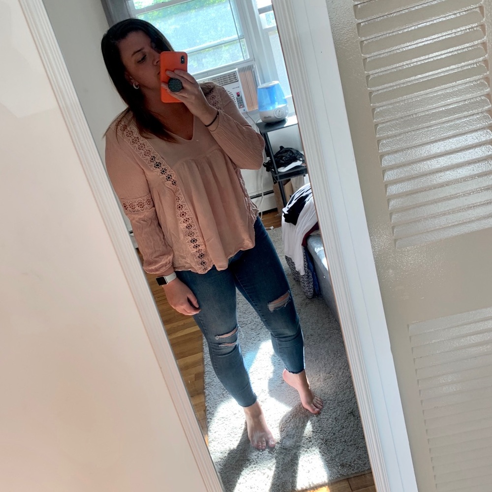 Coral tunic shirt